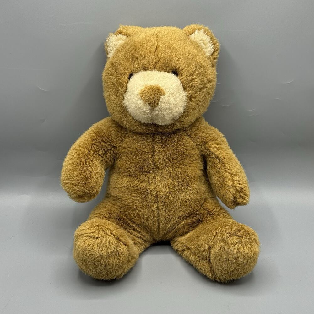 Vintage Build A Bear Lil’ Cub Butterscotch Teddy Bear Plush Stuffed Animal 14"